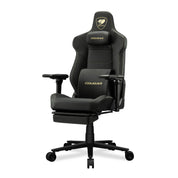 Cougar Armor Evo M Gold Gaming Chair with foot rest