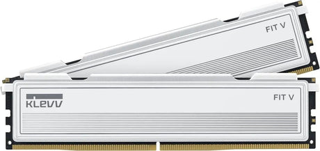 Klevv FIT V 32GB (2*16GB) DDR5 6000MHz CL30 Desktop RAM - White by Klevv