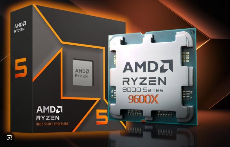 AMD Ryzen 5 9600X 6Cores/12Threads, 65 watts, Max Boost Clock 5.4 GHz