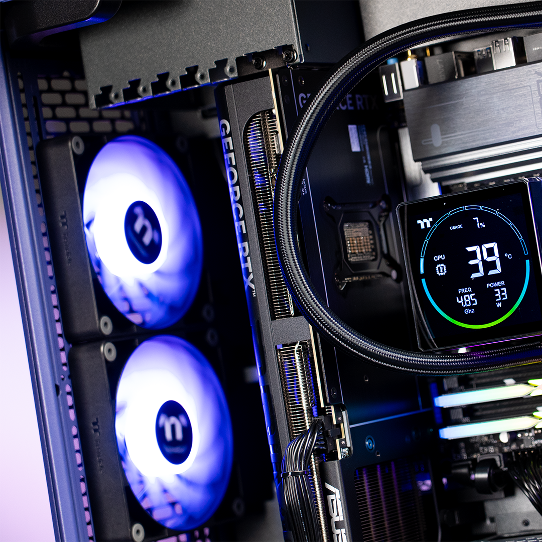 Thermaltake Citadel 600 Xtreme Desktop PC Intel Core i7-14700F 32GB RAM RTX 5080 W11H - Tower 600 Future Dusk