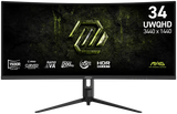 MSI MAG 342CQRF E20 34inch 200Hz UWQHD Rapid VA Curved Gaming Monitor by MSI