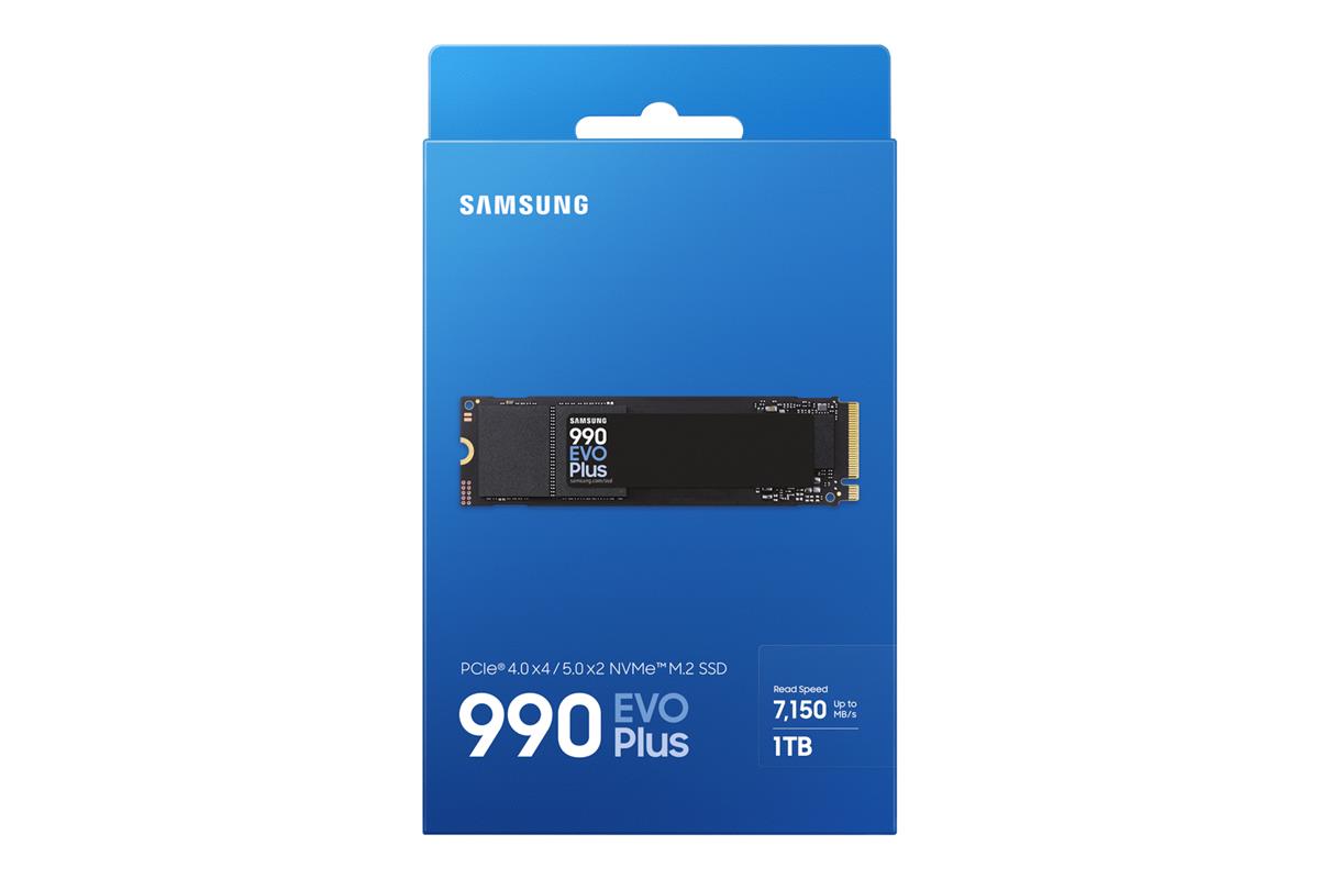 Samsung 990 EVO PLUS 1TB M.2 2280 NVMe 2.0 PCIe 4.0/5.0 SSD