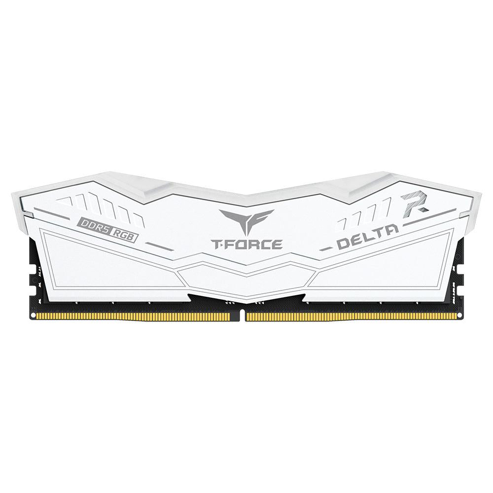 Team Group T-Force Delta RGB 32GB (2 x 16GB) 6000MHz CL38 DDR5 Desktop RAM - White