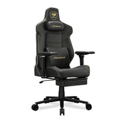 Cougar Armor Evo M Gold Gaming Chair with foot rest