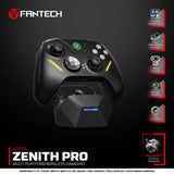 Fantech ZENITH PRO Wireless Gamepad RGB Multi-Platform Game Controller with Charging Dock (Black) by Fantech