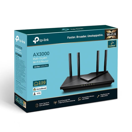 TP - Link Archer AX55 Pro AX3000 Multi - Gigabit Wi - Fi 6 Router - IT Warehouse