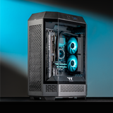 Thermaltake Citadel 300 Pro Desktop PC AMD Ryzen 5 7600 32GB RAM RTX 5070 W11H - Tower 300 Black