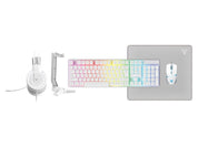 Fantech P51 Gaming PC 5-in-1 Keyboard Combo with Mouse / Mousepad / Headset / Headset Stand - Space White