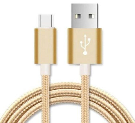 Astrotek 1m Micro USB Data Sync Charger Cable Cord Gold Color by Astrotek