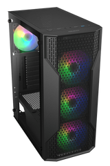Cougar MX110 Fixed RGB Midi case 4x RGB Fans