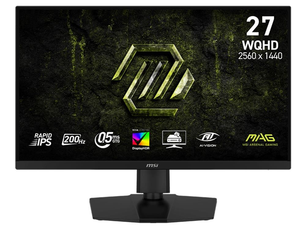 MSI MAG 274QPF E20 27" WQHD IPS 200Hz Height Adjustable Gaming Monitor - Electronics > Video > Computer Monitors from MSI