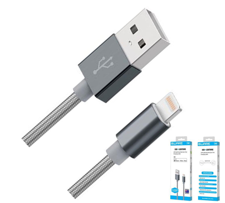 8Ware Premium 1m Apple Certified USB Lightning Cable