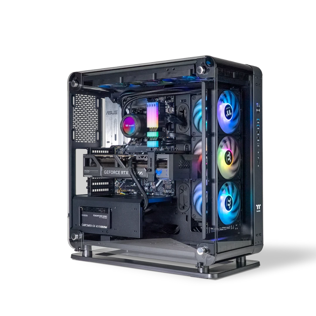 Thermaltake Gaming System Core Xtreme V2 Ryzen 7 9800X3D RTX 5080 2TB SSD 64GB RAM W11H Desktop Gaming PC by Thermaltake