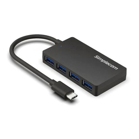 Simplecom CH350 SuperSpeed USB-C to 4-Port USB-A Hub USB 3.2 Gen1 by Simplecom