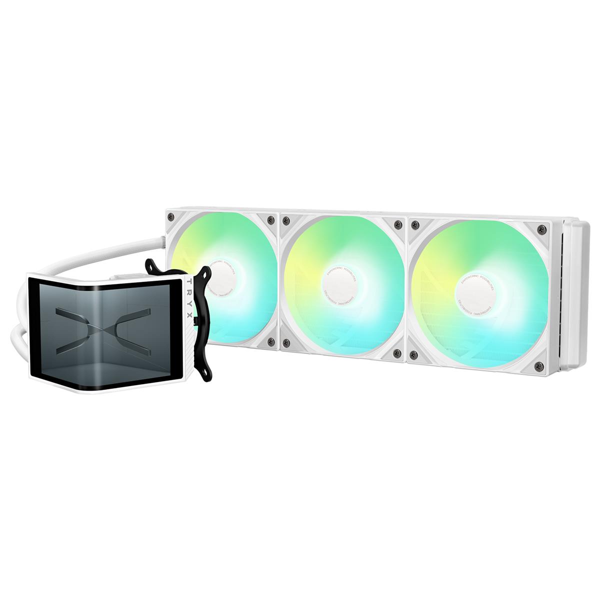 TRYX PANORAMA SE 360 AIO Liquid Cooler ARGB White