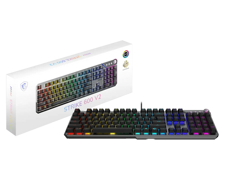 MSI Strike 600 V2 SILENT RGB Mechanical Gaming Keyboard by MSI