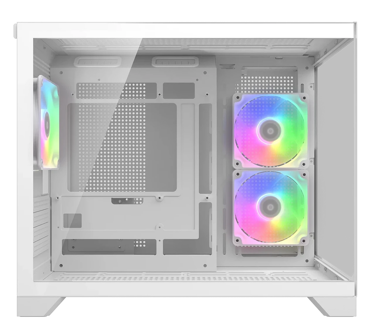 Cougar FV150 Mini RGB Micro-ATX Mid-Tower Case - White by Cougar
