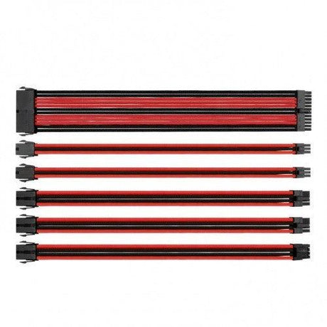 Thermaltake TTMod PSU Sleeved Cables Red/Black - Electronics > Electronics Accessories > Cables > System & Power Cables from Thermaltake