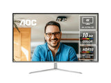 AOC 31.5" 4K Monitor – UHD 3840×2160 @60Hz, VA panel, 4ms