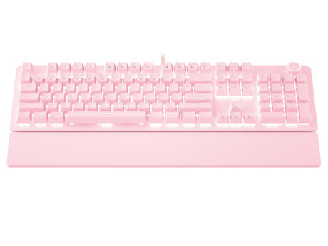 Fantech Maxpower MK853v2 RGB Red Switch Mechanical Keyboard with Knob - Pink