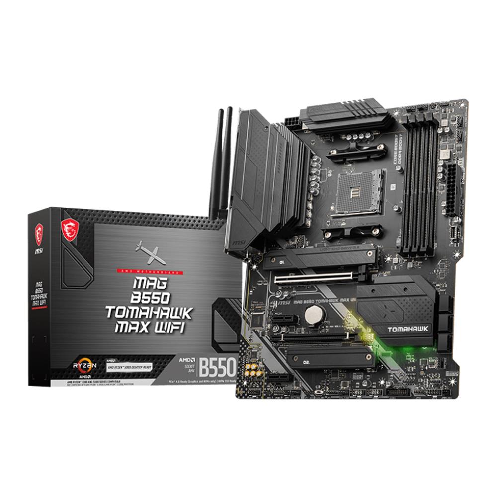 MSI MAG B550 TOMAHAWK MAX WIFI AM4 ATX motherboard