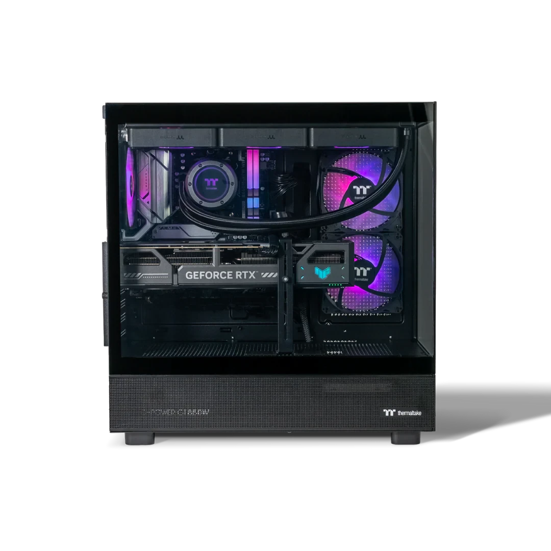 Thermaltake Horizon Xtreme V2 Ryzen 7 7800X3D RTX 5080 2TB SSD 32GB RAM W11H Gaming Desktop PC - Black by Thermaltake