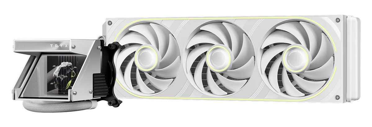 TRYX HOLO ARGB 360mm AIO Liquid Cooler - White