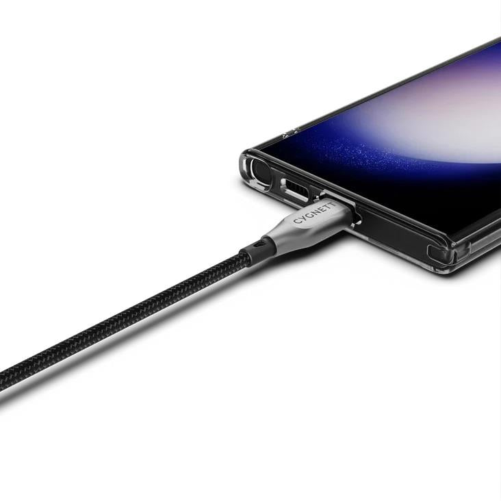 Cygnett Armoured USB-C to USB-A (2.0) Cable (2m)