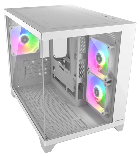 Cougar FV150 Mini RGB Micro-ATX Mid-Tower Case - White by Cougar