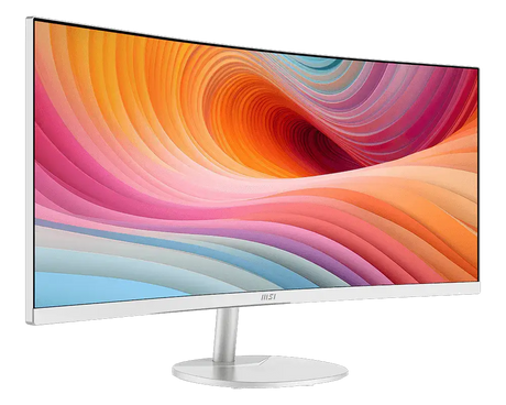 MSI Pro MP341CQW 34in Ultra-wide QHD VA 120Hz Curved Business Monitor - White by MSI
