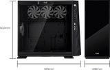 InWin 309 ARGB Tempered Glass Mid-Tower ATX Case-Black by InWin