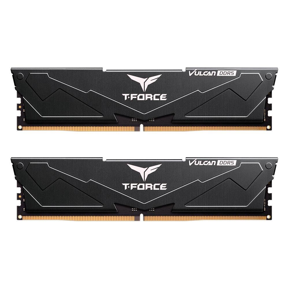 Team Group T-FORCE Vulcan 16GB (2 x 8GB) 6000MHz DDR5 Desktop RAM - Black - IT Warehouse