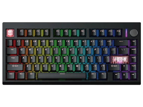 Fantech MAXFIT8 QMK Wireless White Switch Mechanical Keyboard - Black by Fantech