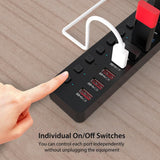 Simplecom CHU810 10-Port USB 3.0 Hub and Charger with Individual Switches