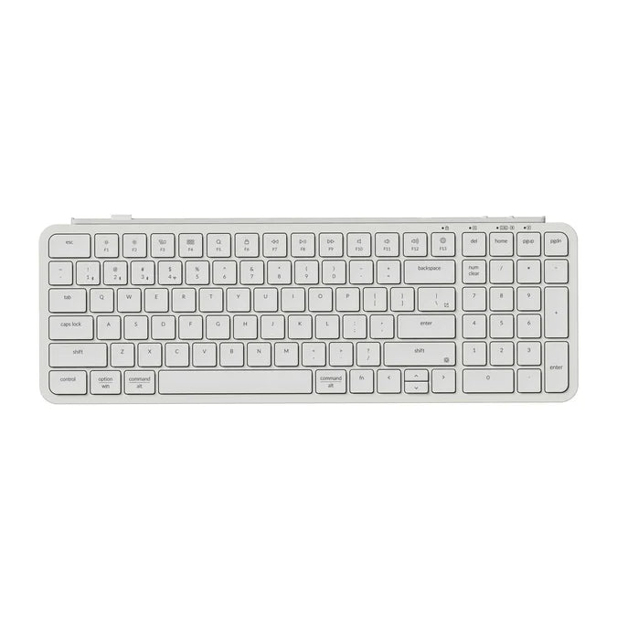 Keychron B2 Pro Ultra-Slim Wireless Keyboard (Ivory White)