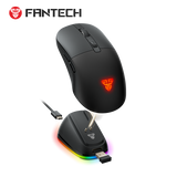 Fantech KANATA Tri-Mode Wireless Gaming Mouse with ARGB Charging Dock (Black)