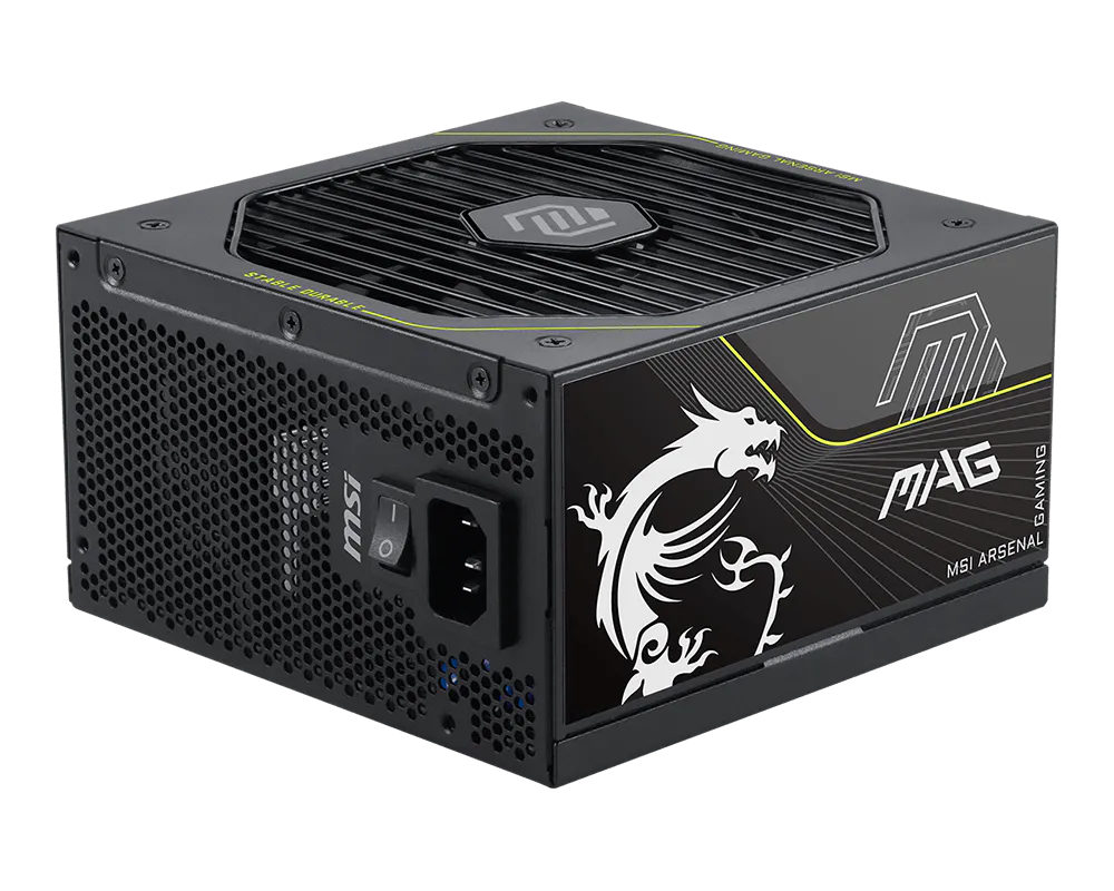 MSI MAG A1200PLS PCIE5.1 1200W 80+ Gold ATX Fully Modular Power Supply