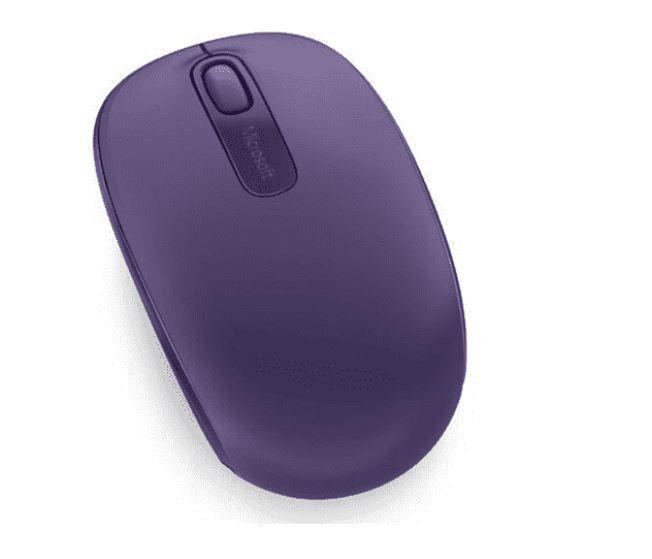 Microsoft Wireless Mobile Purple Mouse 1850