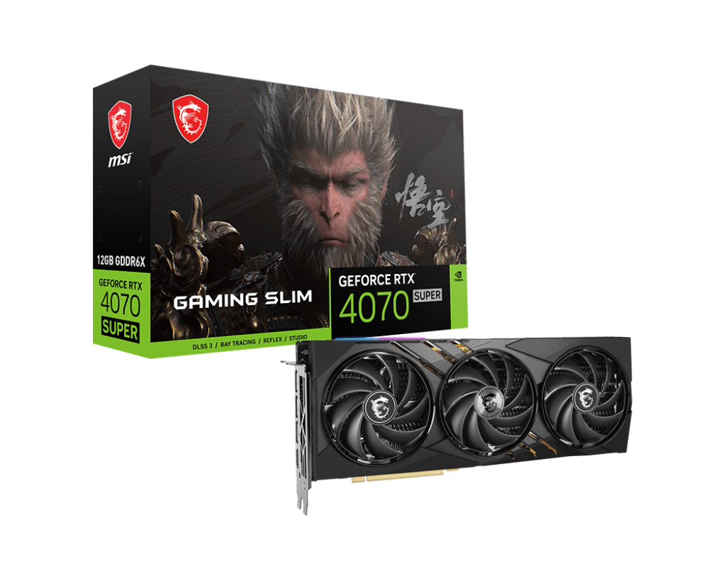 MSI GeForce RTX 4070 SUPER 12G Gaming Slim WUKONG EDITION Graphics Card