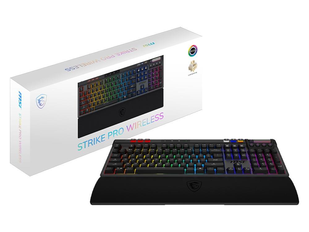 MSI Strike Pro Wireless RGB Silent Switch Gaming Keyboard