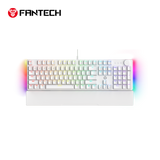 Fantech MAXPOWER II Wired Hot-Swap RGB Backlight Speed Grey Switch Mechanical Keyboard - White Wrist Rest by Fantech