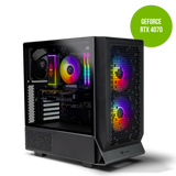 Thermaltake Infinity Pro V4 i5-12600KF RTX 4070 1TB SSD 32GB RAM W11H Gaming Desktop PC - Black by Thermaltake