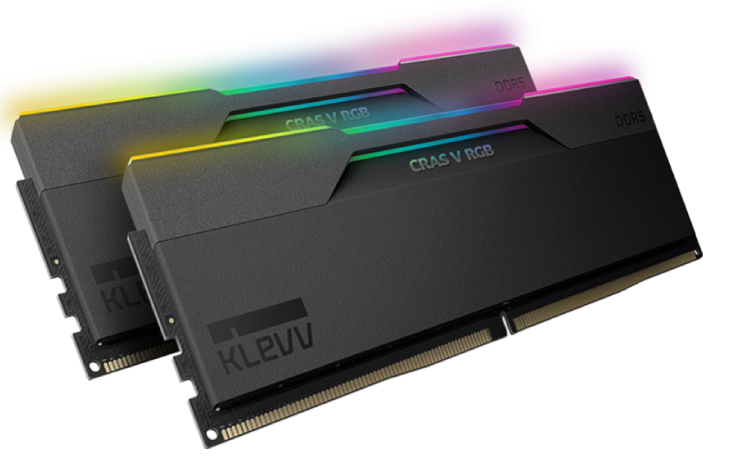 Klevv CRAS V 32GB Kit RGB DDR5 6000MHz Memory Black by Klevv