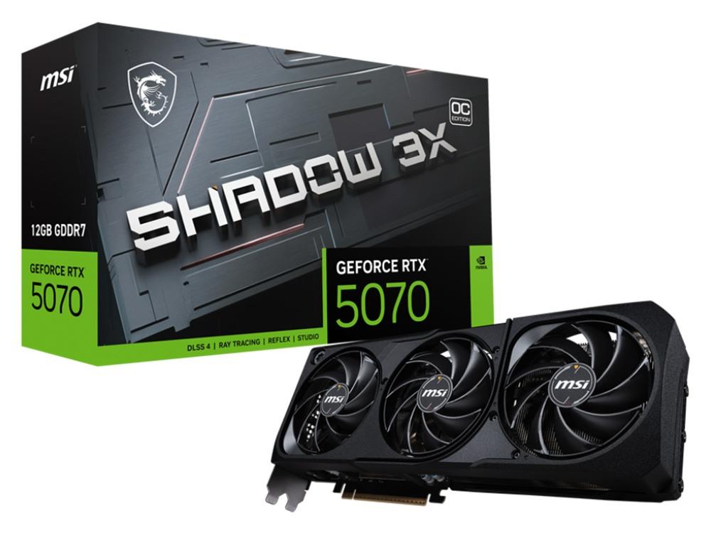 MSI GeForce RTX 5070 12G Shadow 3X OC Graphics Card