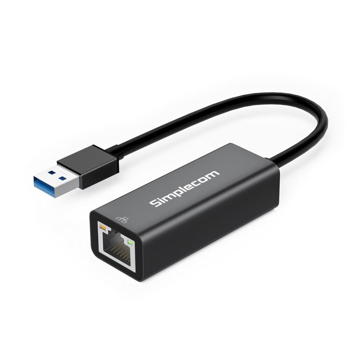 Simplecom NU304 SuperSpeed USB 3.0 to Gigabit Ethernet Network Adapter - Electronics > Networking > Network Cards & Adapters from Simplecom