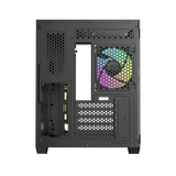 OCYPUS Iota C50 BLACK mATX case curve panel with digital display