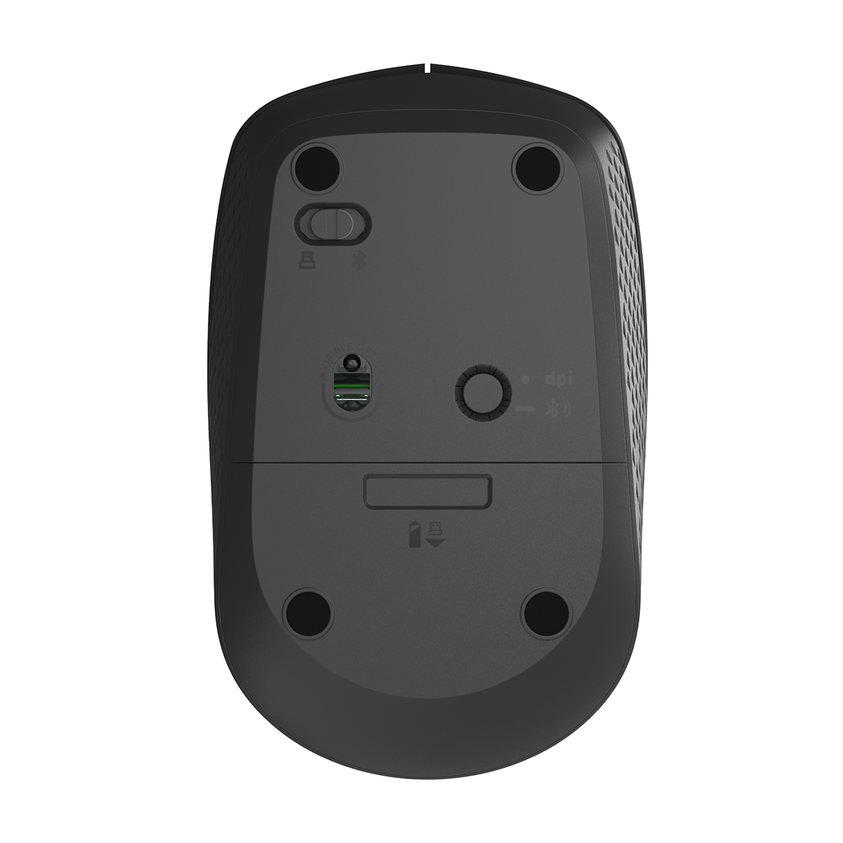 RAPOO M100 2.4GHz & Bluetooth Quiet Click Wireless Mouse Black by Rapoo