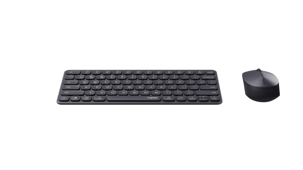 RAPOO X9010M Multi-mode Aluminium Base, Wireless Ultra-slim Combo Set
