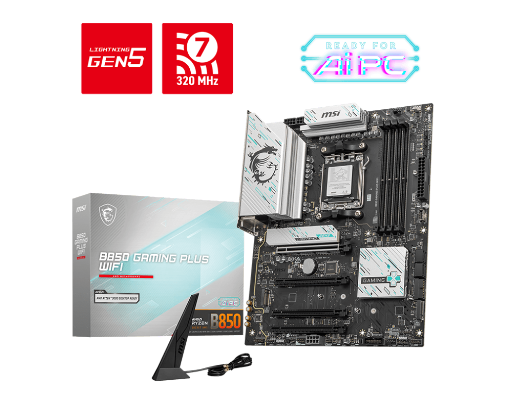 MSI B850 Gaming PLUS WIFI Motherboard