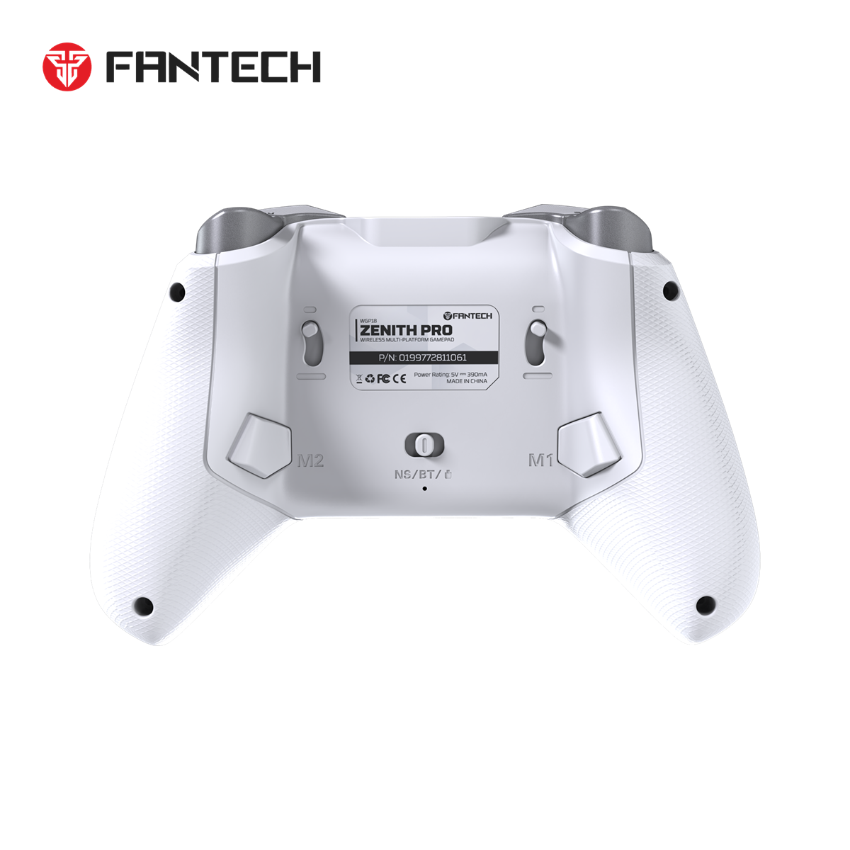 Fantech ZENITH PRO Wireless Gamepad RGB Multi-Platform Game Controller with Charging Dock (White) by Fantech